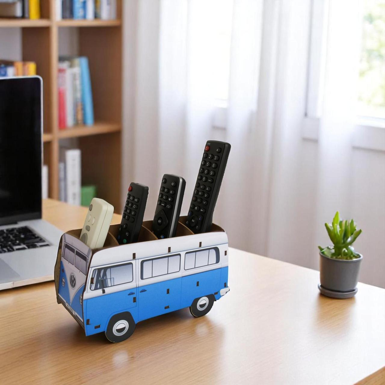 Opção para organização e decoração de ambiente | Porta controles Kombi retrô